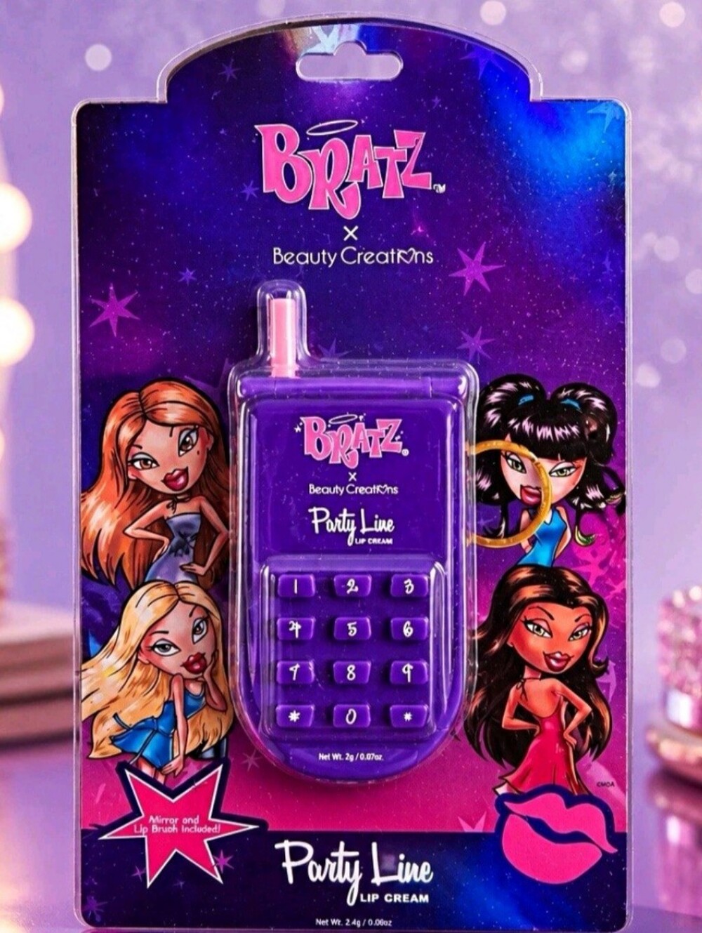 BRATZ X BEAUTY XREATIONS Party Line LIP CREAM